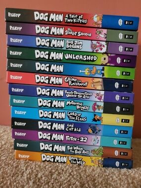 Dog Man Book Collection by - Multicolor Spines
